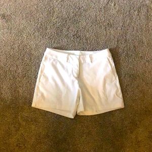 Nike Dri-fit white golf shorts size 2